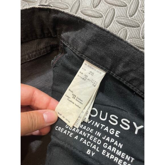 Moussy Vintage Lenwood Skinny‎ Jeans Black Distressed Pants Size 28 Womens - Picture 5 of 10